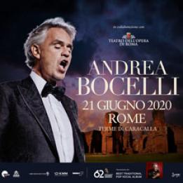 Biglietti Andrea Bocelli - Andrea Bocelli, ROMA - Sab, 10 Giugno 2023