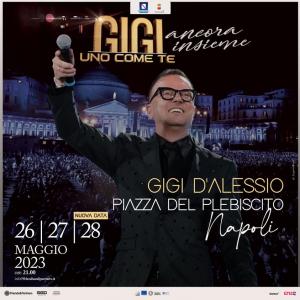 Biglietti Gigi D'Alessio - Gigi - Uno come te - Ancora insieme, NAPOLI - Sab, 27 Maggio 2023