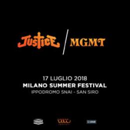 Biglietti Justice + MGMT