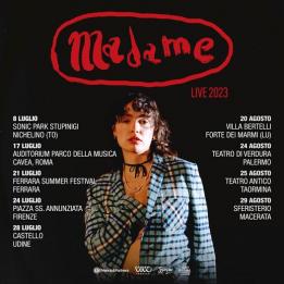 Biglietti Madame + MediolanumForum - BASSANO DEL GRAPPA, Madame - Mer, 26 Luglio 2023