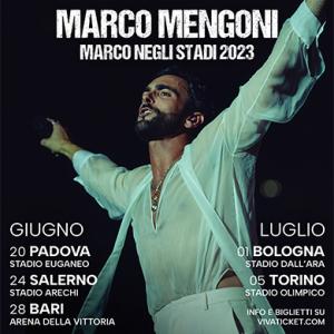 Biglietti Marco Mengoni - BOLOGNA, Stadio Dall'Ara - Sab, 01 Luglio 2023