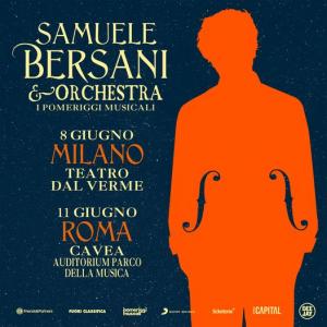 Biglietti Samuele Bersani - MILANO, Samuele Bersani e Orchestra I Pomeriggi Musicali - Gio, 08 Giugno 2023